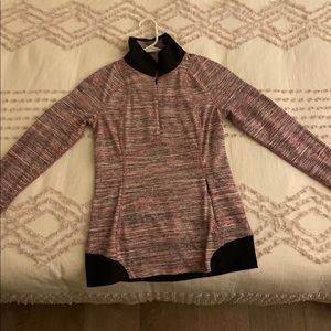 Lululemon Pink and Grey Athletic Jacket
